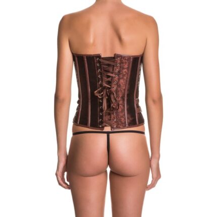 INTIMAX - CORSET FAIZA MARRON - 002