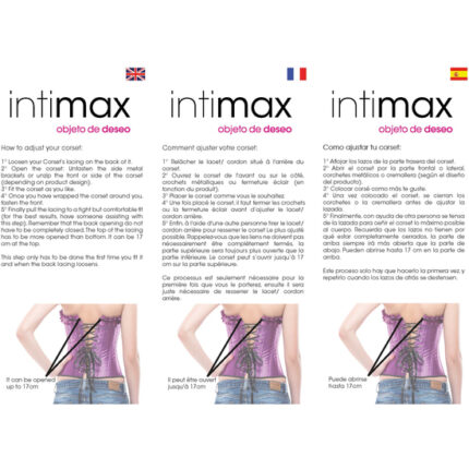 INTIMAX CORSET GEMINIS ROJO - 002