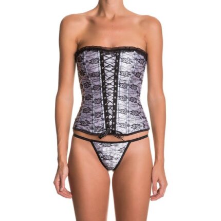 INTIMAX CORSET PERLITA GRIS - 001