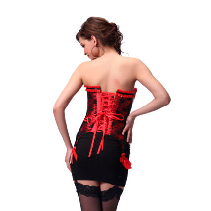 INTIMAX CORSET ROJO-NEGRO - 002