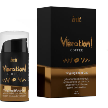 INTT VIBRADOR LÍQUIDO CAFÉ - 15ML - 001