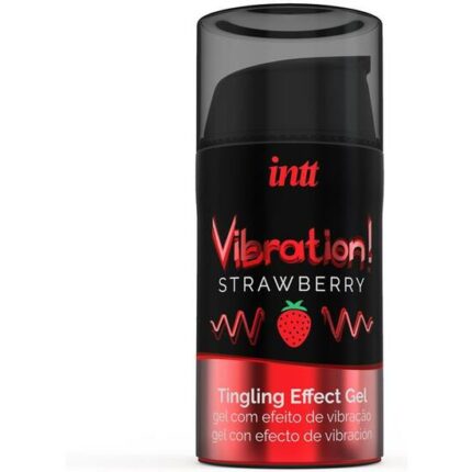 INTT VIBRADOR LÍQUIDO FRESA 15ML - 002