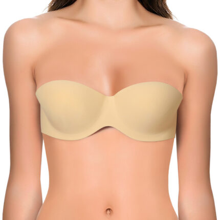 INVISIBLE BRA STRAPLESS CLÁSICO AUTOADHESIVO - COLOR BEIGE - 001
