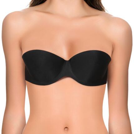 INVISIBLE BRA STRAPLESS CLÁSICO AUTOADHESIVO - COLOR NEGRO - 001