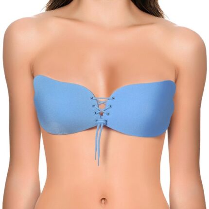 INVISIBLE BRA STRAPLESS LISO AUTOADHESIVO - COLOR AZUL - 001