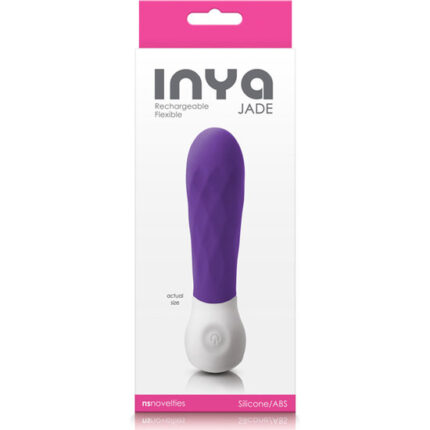 INYA JADE VIBRADOR DE SILICONA - MORADO - 002