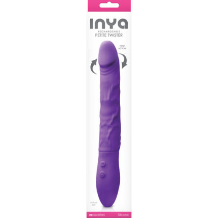 INYA PETITE TWISTER - PENE VIBRADOR SILICONA - MORADO - 002