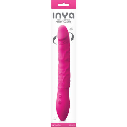 INYA PETITE TWISTER - PENE VIBRADOR SILICONA - ROSA - 002