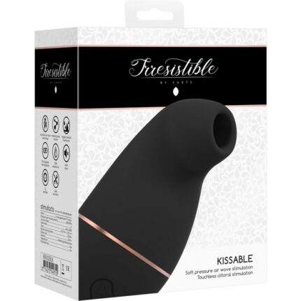 IRRESISTIBLE KISSABLE SUCCIONADOR - NEGRO - 002