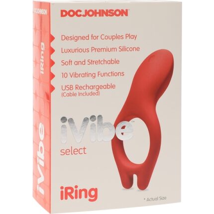 IVIBE SELECT - IRING - ANILLO VIBRADOR RECARGABLE - NARANJA - 002