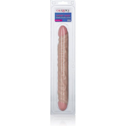 IVORY DUO PENE DOBLE REALÍSTICO 31CM - NEGRO - 002