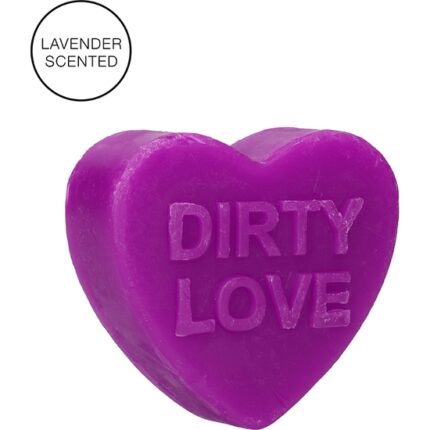 JABÓN DE CORAZÓN - DIRTY LOVE - CON AROMA A LAVANDA - 001