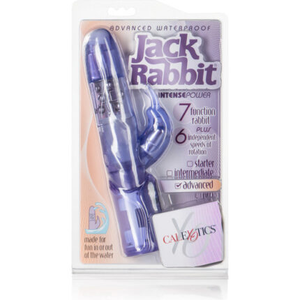 JACK RABBIT VIBRADOR RAMPANTE 3 CUENTAS - MORADO - 002