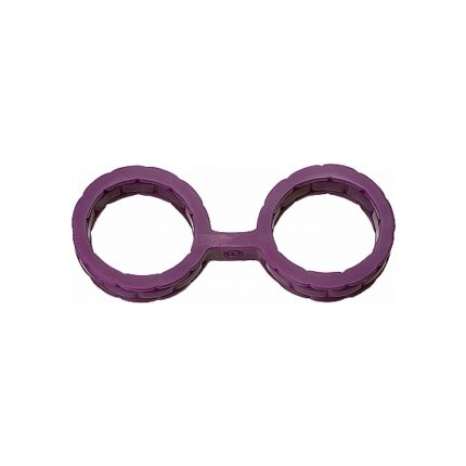 JAPANESE BONDAGE - ESPOSAS DE SILICONA GRANDES- MORADO - 001