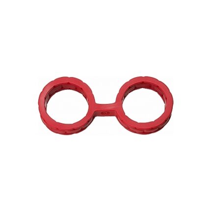 JAPANESE BONDAGE - ESPOSAS DE SILICONA GRANDES- ROJO - 001