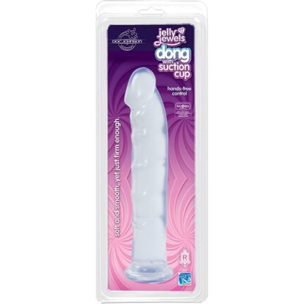 JELLY JEWELS - DILDO CON BASE SUCCIÓN - DIAMANTE - 002