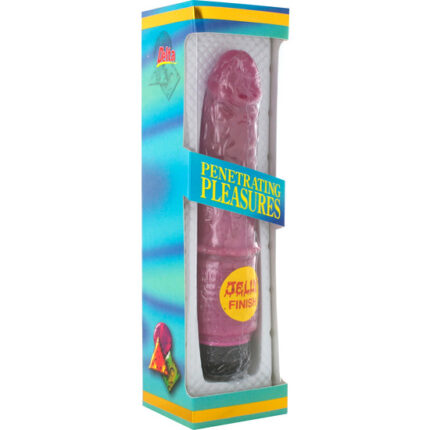 JELLY PURPLE VIBRATOR PENE 20 CM. - 002