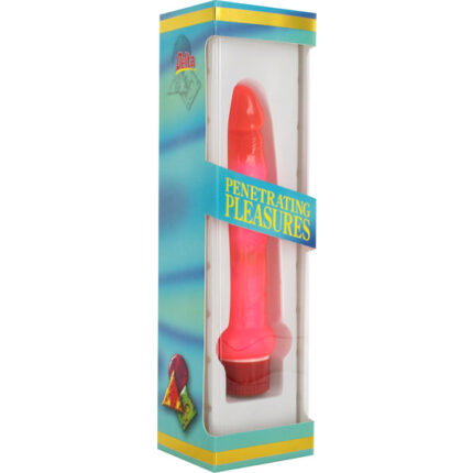 JELLY VIBRADOR ANAL DELGADO ROSA - 002