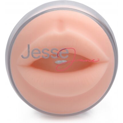 JESSE JANE DELUXE SIGNATURE MOUTH STROKER - MASTURBADOR BOCA - FLESH - 002