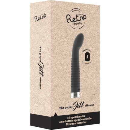 JET - VIBRADOR PUNTO G NEGRO - 002