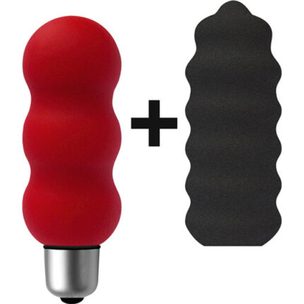 JOYSTICK MICRO GYRO ESTIMULADOR CON FUNDAS ROJO Y ANTRACITA - 001