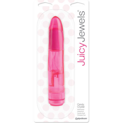 JUICY JEWELS CANDY CRYSTAL VIBRADOR ROSA - 002