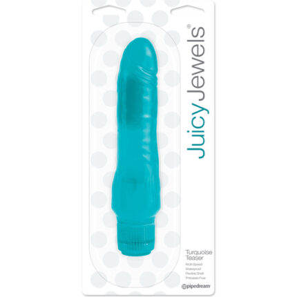 JUICY JEWELS TEASER VIBRADOR TURQUESA - 002