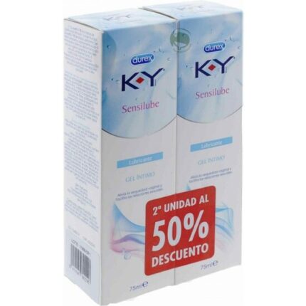 K-Y GEL LUBRICANTE HIDROSOLUBLE INTIMO DUPLO 2X75ML - 001