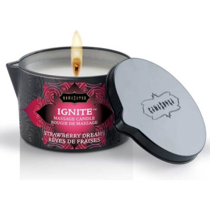 KAMASUTRA VELA DE MASAJE FRESA DREAMS 170 GR - 001