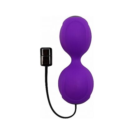 KEGEL VIBE BALLS - BOLAS DE SILICONA CON VIBRACIÓN - MORADO - 001