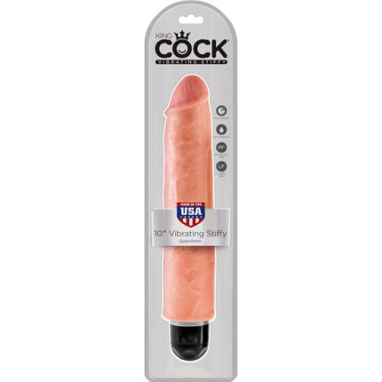 KING COCK 10 VIBRADOR STIFFY FLESH - 002