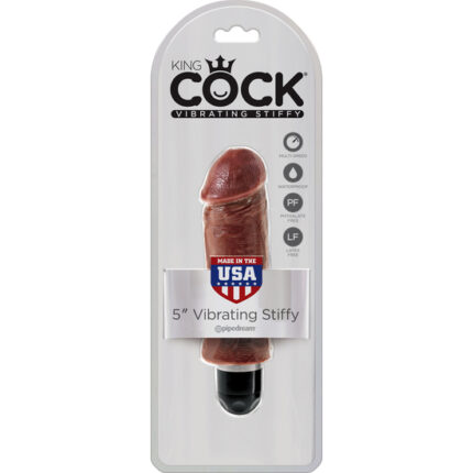 7 CM VIBRADOR STIFFY MARRÓN - 001