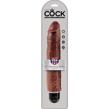 4CM VIBRADOR STIFFY MARRÓN - 001