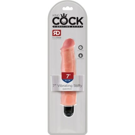 KING COCK 7 VIBRADOR STIFFY FLESH - 002