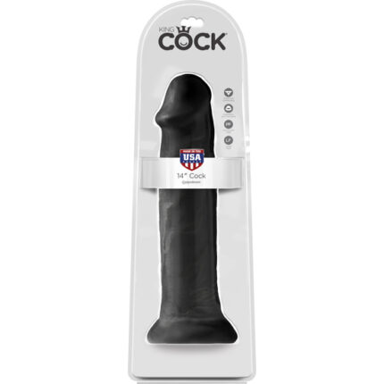 KING COCK CHUBBY PENE 36CM - NEGRO - 002