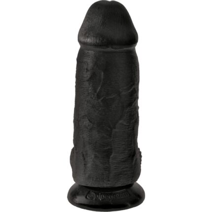 KING COCK CHUBBY PENE CON TESTÍCULOS 23CM NEGRO - 001