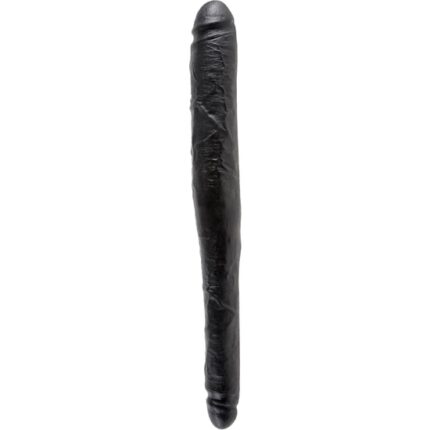 KING COCK DOBLE PENE REALISTICO CONICO NEGRO - 001