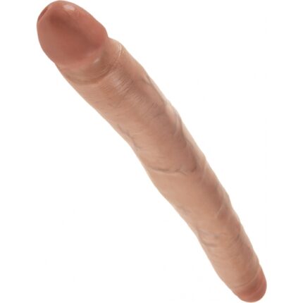 KING COCK PENE DELGADO DOBLE PENETRACIÓN 30CM MULATO - 001