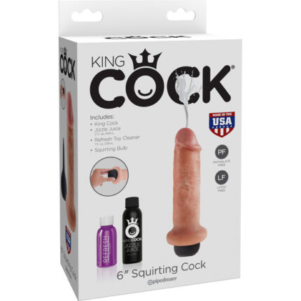 KING COCK PENE EYACULADOR 15 CM - 002