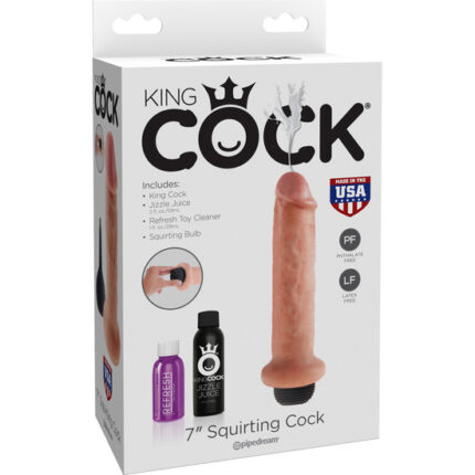 KING COCK PENE EYACULADOR 17 CM - 002