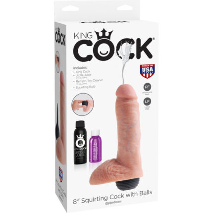 KING COCK PENE EYACULADOR 20 CM - 002