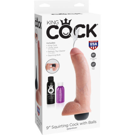 KING COCK PENE EYACULADOR CARNE 9 CM - 002