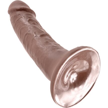 KING COCK PENE REALISTICO 15 CM MARRON - 002