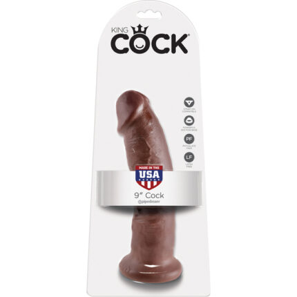 KING COCK PENE REALISTICO 23 CM MARRON - 002