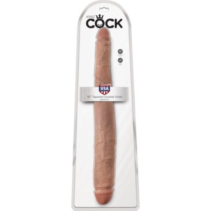 KING COCK PENE REALÍSTICO DOBLE 41CM MULATO - 002