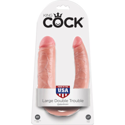 KING COCK PENE REALISTICO DOBLE LARGE - 002