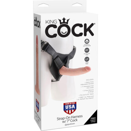 KING COCK STRAP-ON HARNESS W/6 - 002