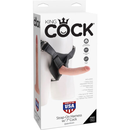 KING COCK STRAP-ON HARNESS W/7 - 002