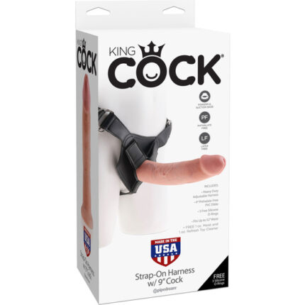 KING COCK STRAP-ON HARNESS W/9 - 002