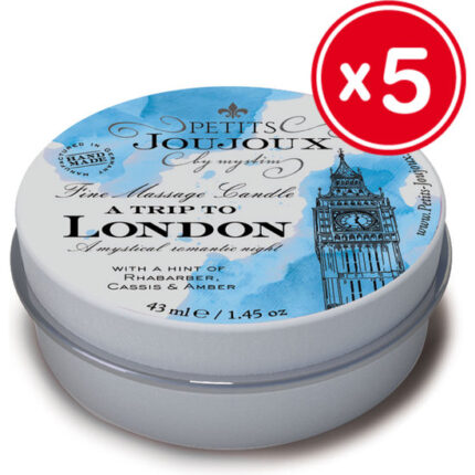 KIT 5 PIEZAS CANDLE LONDON REFILL - MENTA - 001